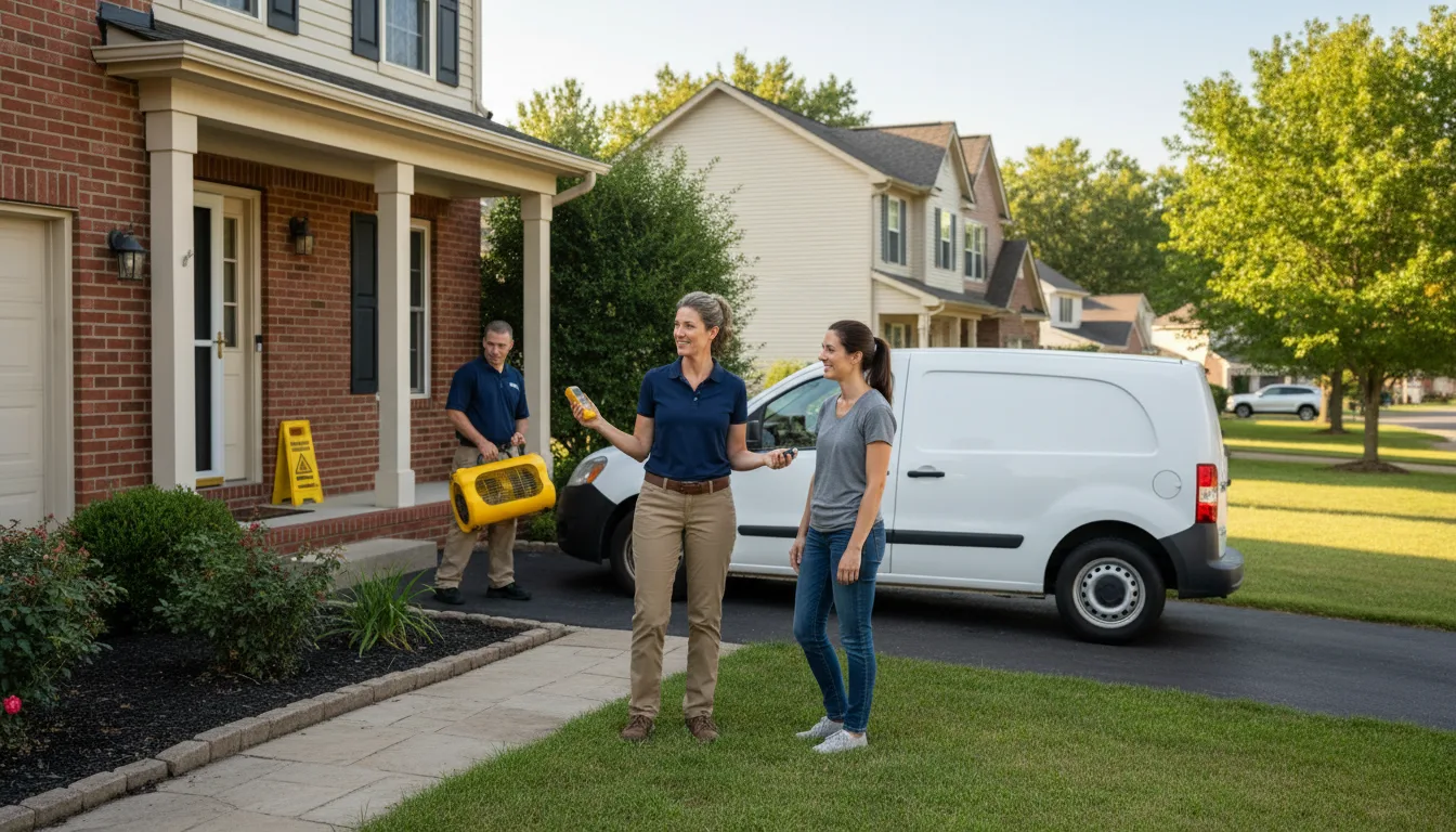 Water restoration image for Water Damage & Restoration Services in Saint Clair, MN